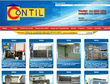 Tablet Screenshot of contilimoveis.com.br